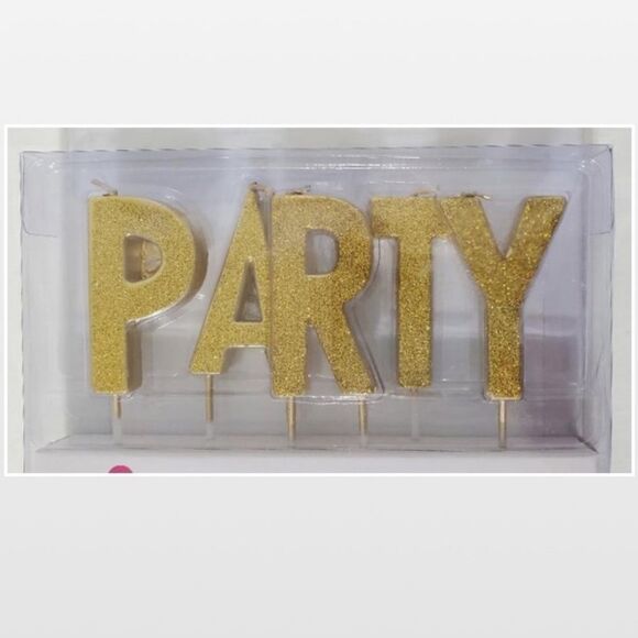 3 for $20 New Gold PARTY Candle Set Home - Picture 2 of 10